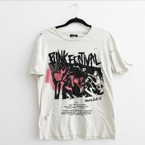 NWT ZARA MAN RIPPED SHIRT SIZE S